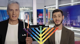 יאיר שרקי ואברי גלעד, צילום: מסך, קשת 12